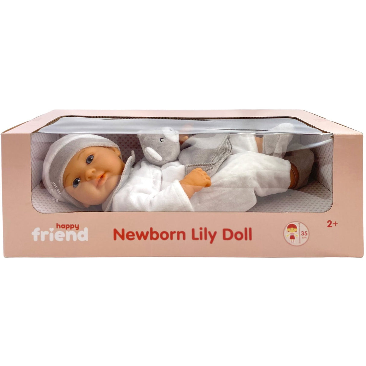 Happy Friend Newborn Lily Doll 35 Cm