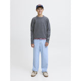 Jack & Jones Junior Dark Grey Melange Jornorrebro Knit Crew Neck Ln Jnr