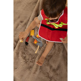 Dantoy Fireman Set Wood In Gift Box 10 Pieces