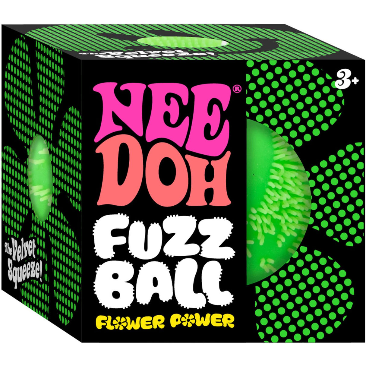 NeeDoh Fuzz Ball Flower Power 5 Asst. CDU