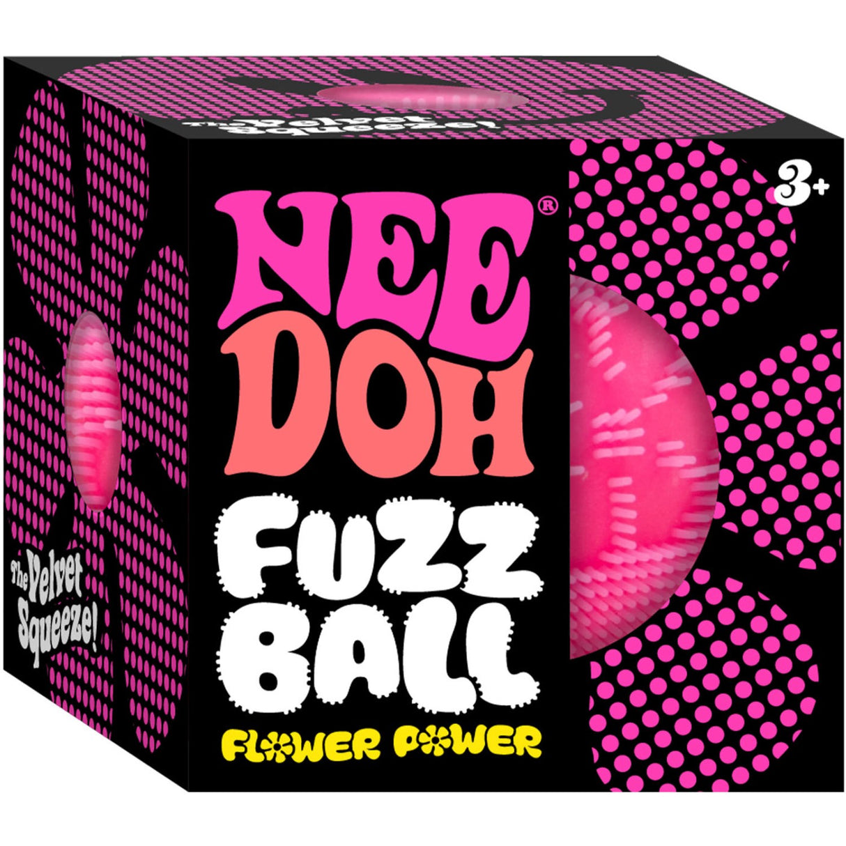NeeDoh Fuzz Ball Flower Power 5 Asst. CDU