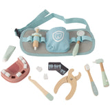 Dantoy Dentist Set Wood In Gift Box 19 Pieces
