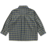 Konges Sløjd Laurel Blue Check Cara Ls Shirt GOTS