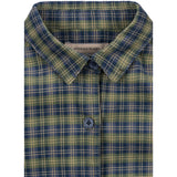 Konges Sløjd Laurel Blue Check Cara Ls Shirt GOTS