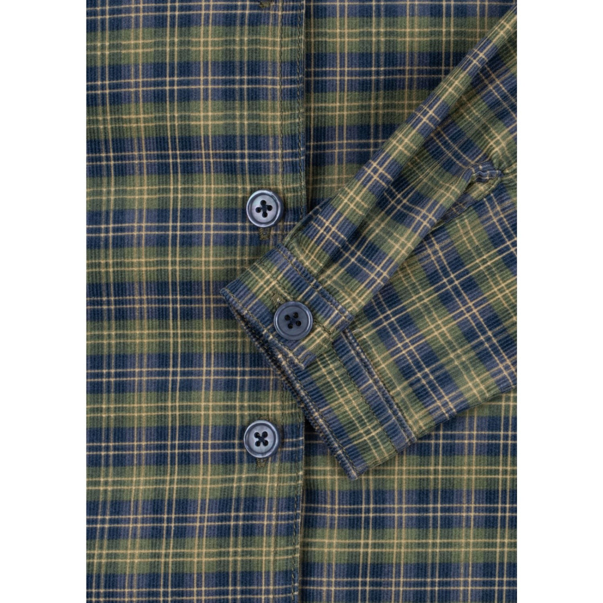Konges Sløjd Laurel Blue Check Cara Ls Shirt GOTS