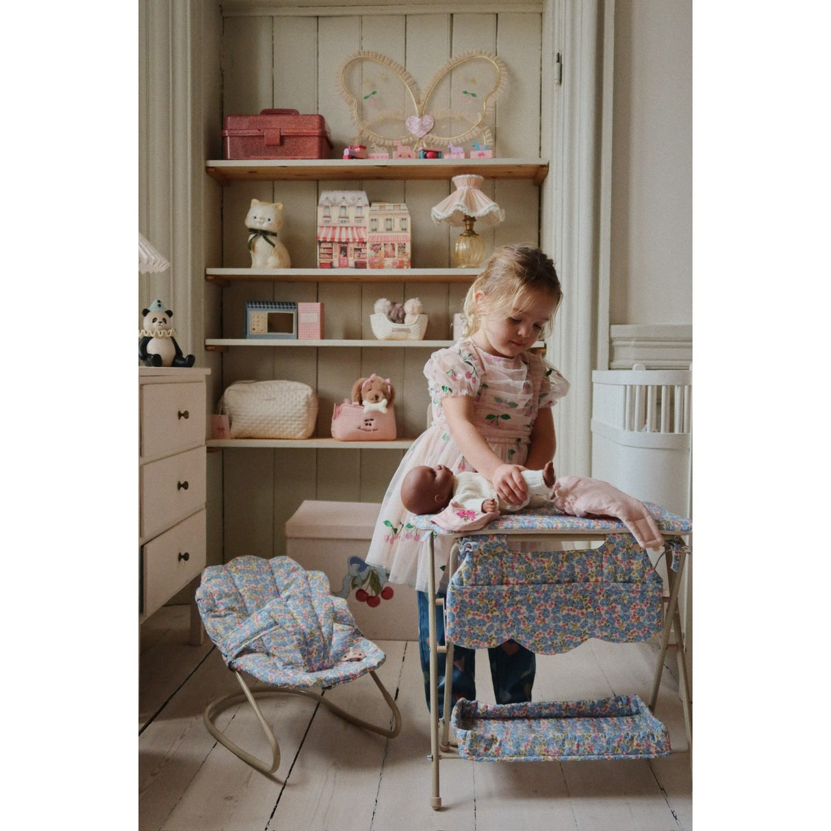 Konges Sløjd Ma Grande Cerise Pink Glitter Tullie Dress