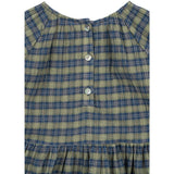 Konges Sløjd Laurel Blue Check Terre Dress GOTS