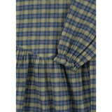 Konges Sløjd Laurel Blue Check Terre Dress GOTS
