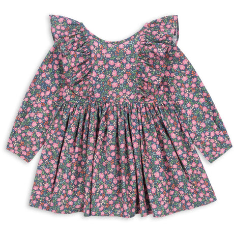Konges Sløjd Kyoto Cianna Ls Bow Dress GOTS