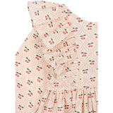 Konges Sløjd Cherry Pink Motif Cianna Ls Bow Dress GOTS