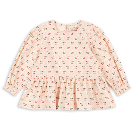 Konges Sløjd Cherry Pink Motif Cianna Blouse GOTS