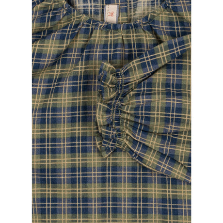 Konges Sløjd Laurel Blue Check Terre Blouse GOTS