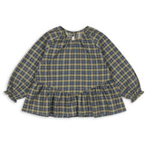 Konges Sløjd Laurel Blue Check Terre Blouse GOTS