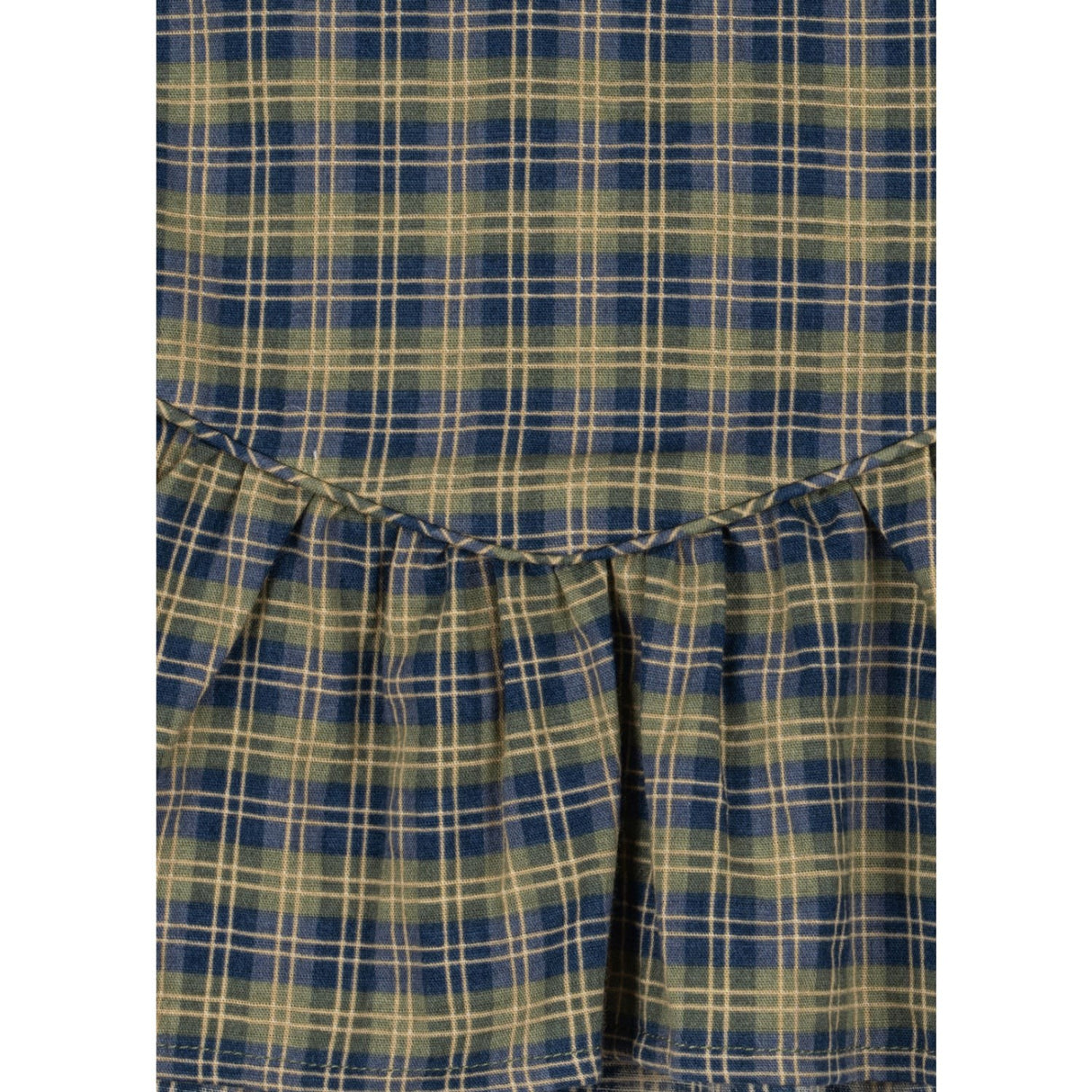 Konges Sløjd Laurel Blue Check Terre Blouse GOTS