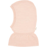 COPENHAGEN COLORS Soft Pink Lt. Knitted Merino Balaclava With Frill