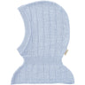 COPENHAGEN COLORS Dusty Blue Merino Rib Knitted Balaclava
