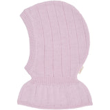 COPENHAGEN COLORS Lavender Merino Rib Knitted Balaclava