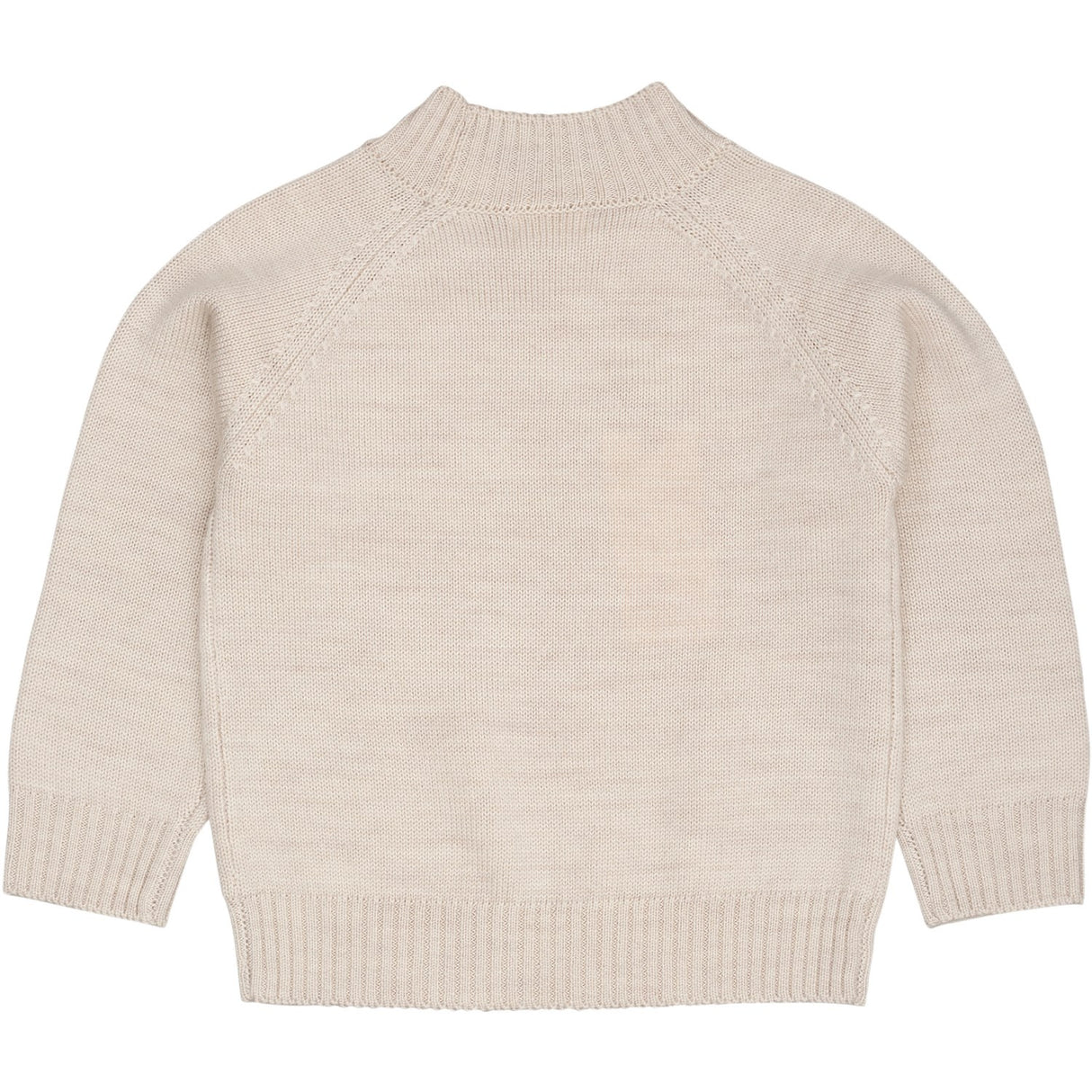 COPENHAGEN COLORS Pale Cream Mel. Pull Over W Turtle Neck