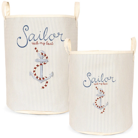 Konges Sløjd Sailor Stripe Toy Storage Bags Set