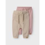 Name It Pure Cashmere Pack W. Deauville Mauve Nbntakki 2P Sweat Pants Noos