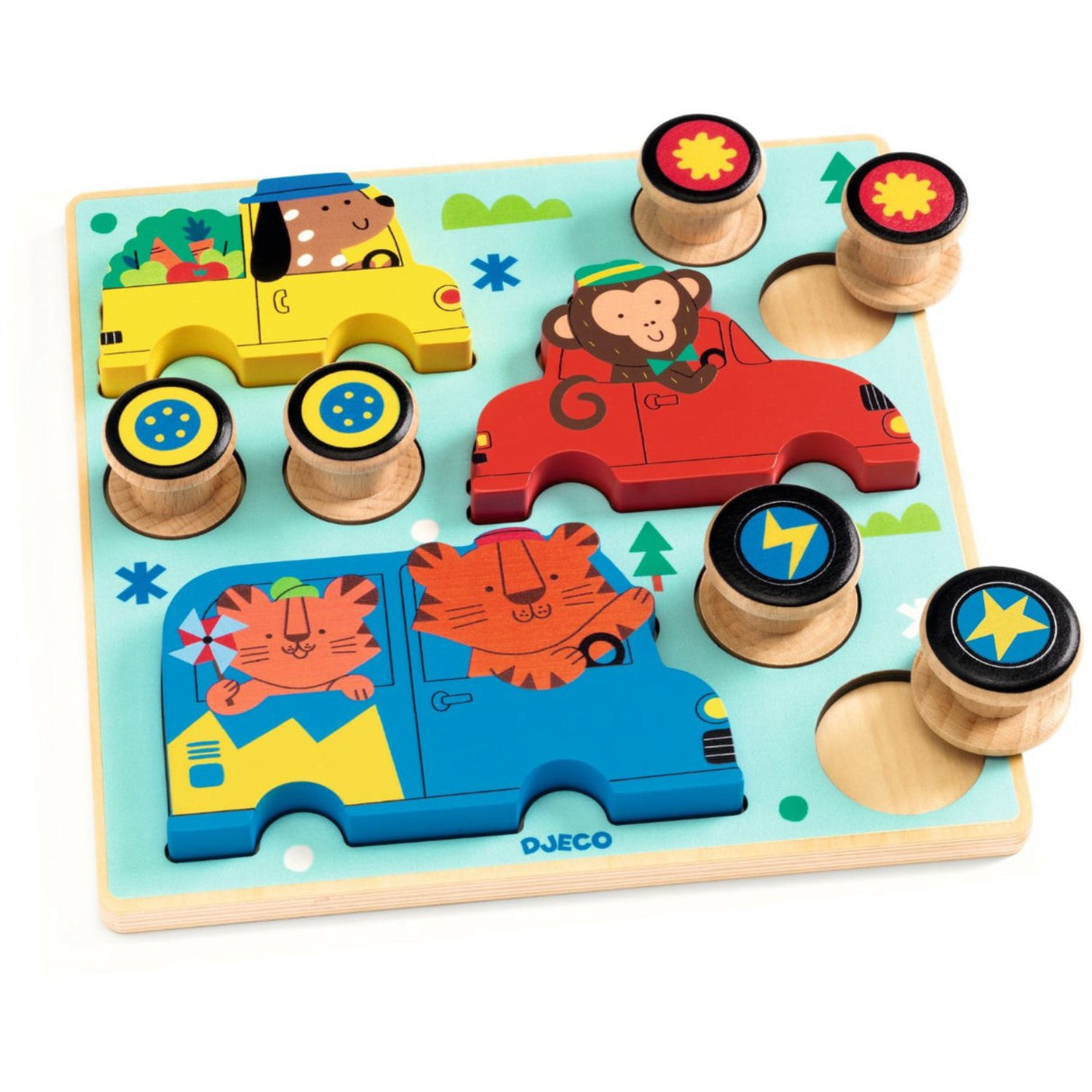 Djeco Puzz & Roll, Vehicles