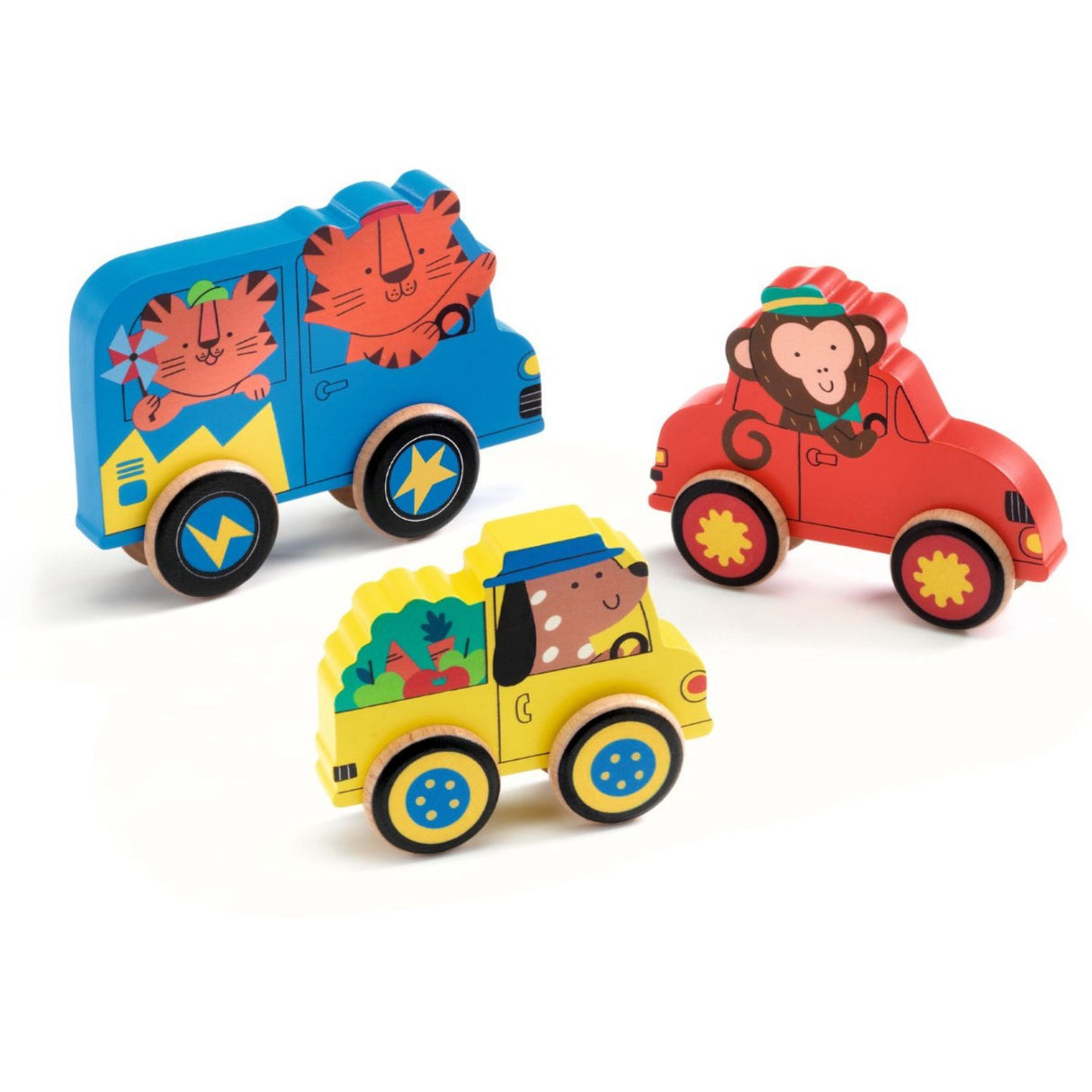 Djeco Puzz & Roll, Vehicles