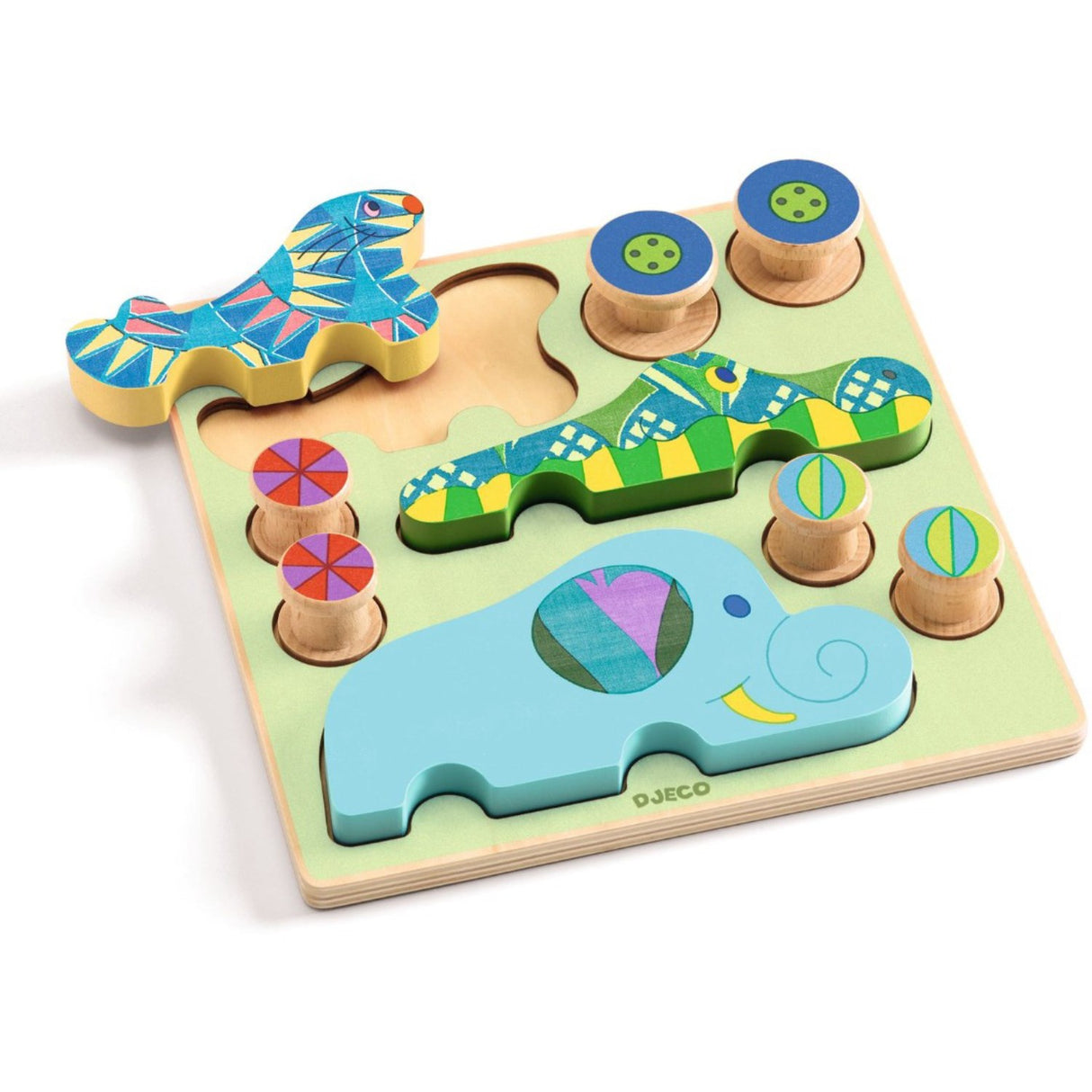 Djeco Puzz & Roll, Animal Parade