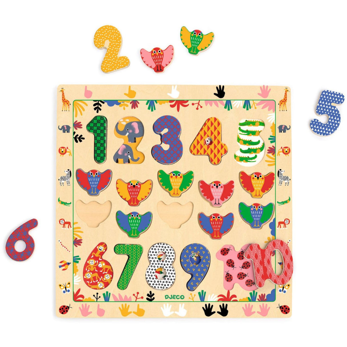 Djeco Wooden Jigsaw Puzzles, We Count