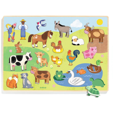 Djeco Wooden Puzzle, Farmhouse