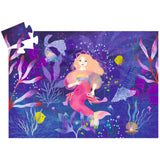 Djeco Silhouette Jigsaw Puzzle, Ella the Mermaid - 36 pieces