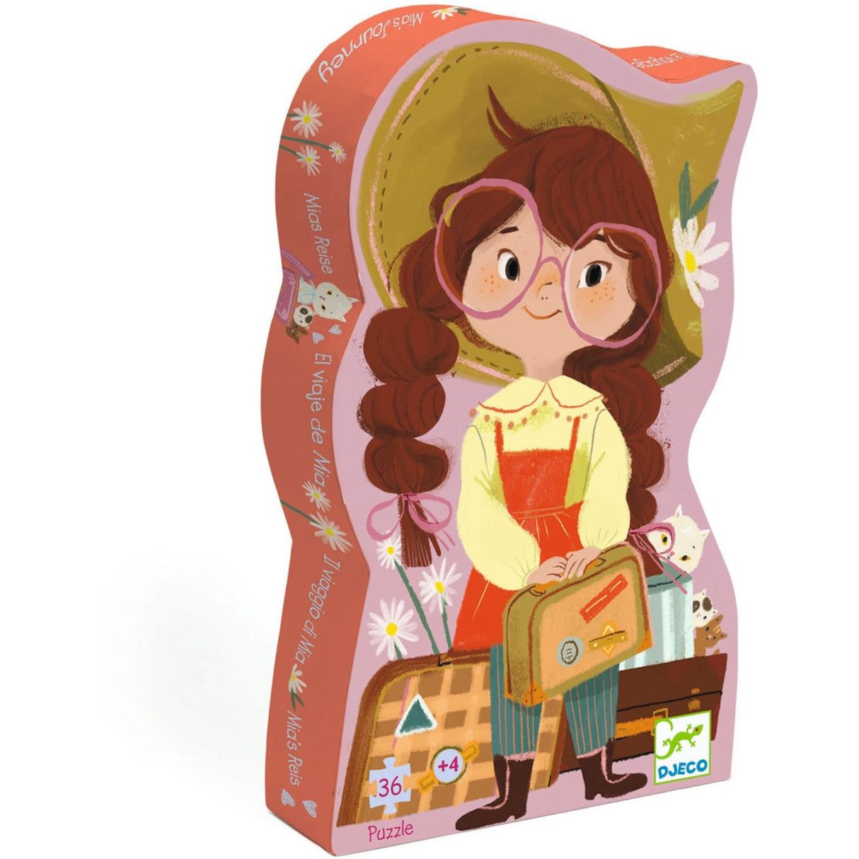 Djeco Silhouette Jigsaw Puzzle, Mia's Journey - 36 Pieces