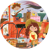 Djeco Silhouette Jigsaw Puzzle, Mia's Journey - 36 Pieces