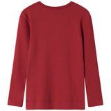 MarMar Modal Hibiscus Red Tee LS