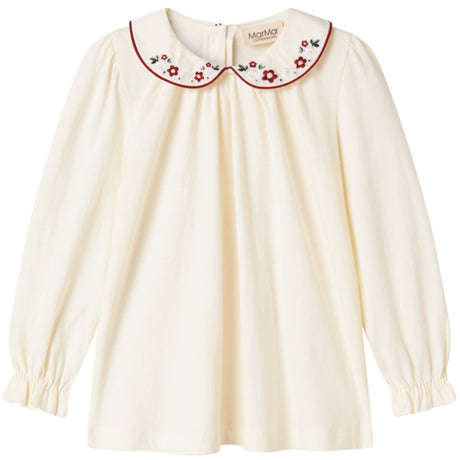 MarMar Modal Fine Gentle White Tielle Blouse