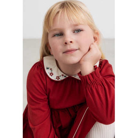 MarMar Modal Fine Hibiscus Red Dielle Dress