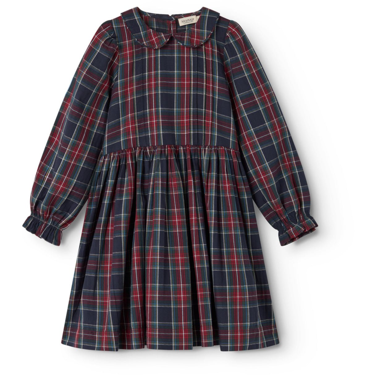 MarMar Check Pilot Navy Check Delice Dress