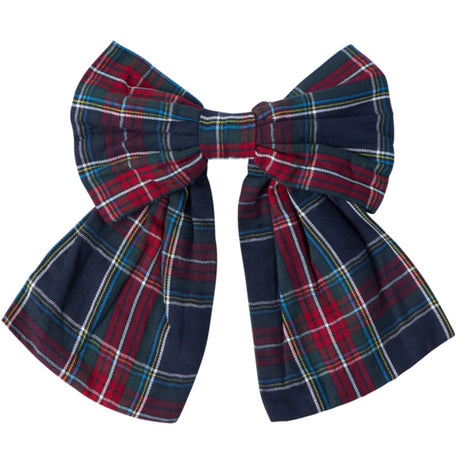 MarMar Check Pilot Navy Check Alina L Hair Bow