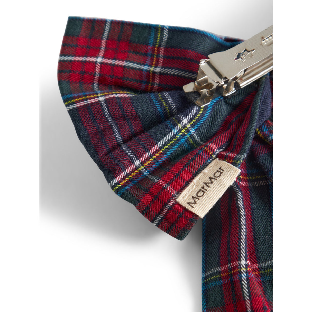 MarMar Check Pilot Navy Check Alina L Hair Bow