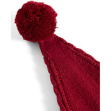 MarMar Cotton Rayon Knit Cable Hibiscus Red Alfen Christmas Hat