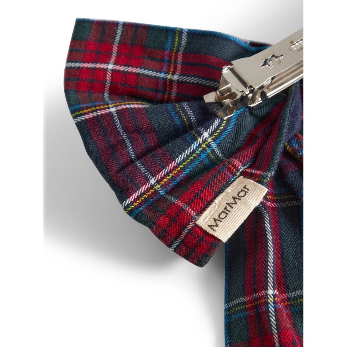 MarMar Check Pilot Navy Check Alina L Hair Bow