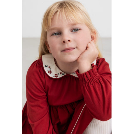 MarMar Modal Fine Hibiscus Red Dielle Dress
