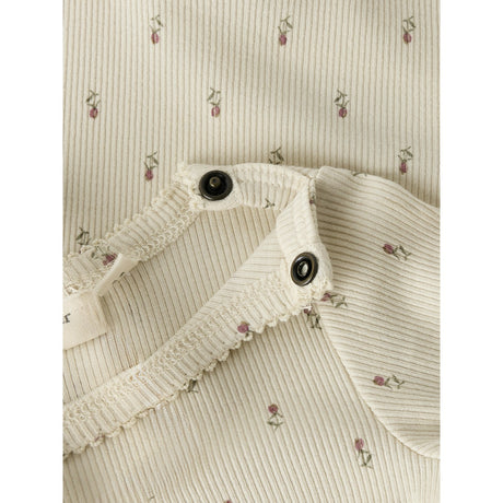 Lil'Atelier Turtledove Floral Nbfgago Ls Nightsuit Lil