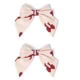 That's Mine Rouge Boucle Tori Hair Bow Clips - 2 Pack