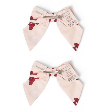 That's Mine Rouge Boucle Tori Hair Bow Clips - 2 Pack