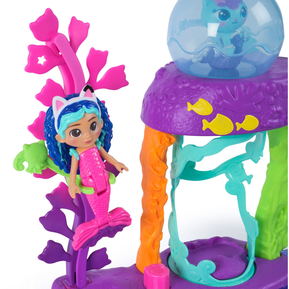 Gabby's Dollhouse Movie Meercats Kitty Aquarium Playset