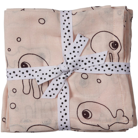 DonebyDeer Powder Swaddle 2-Pack Sea Friends