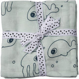 DonebyDeer Blue Swaddle 2-Pack Sea Friends