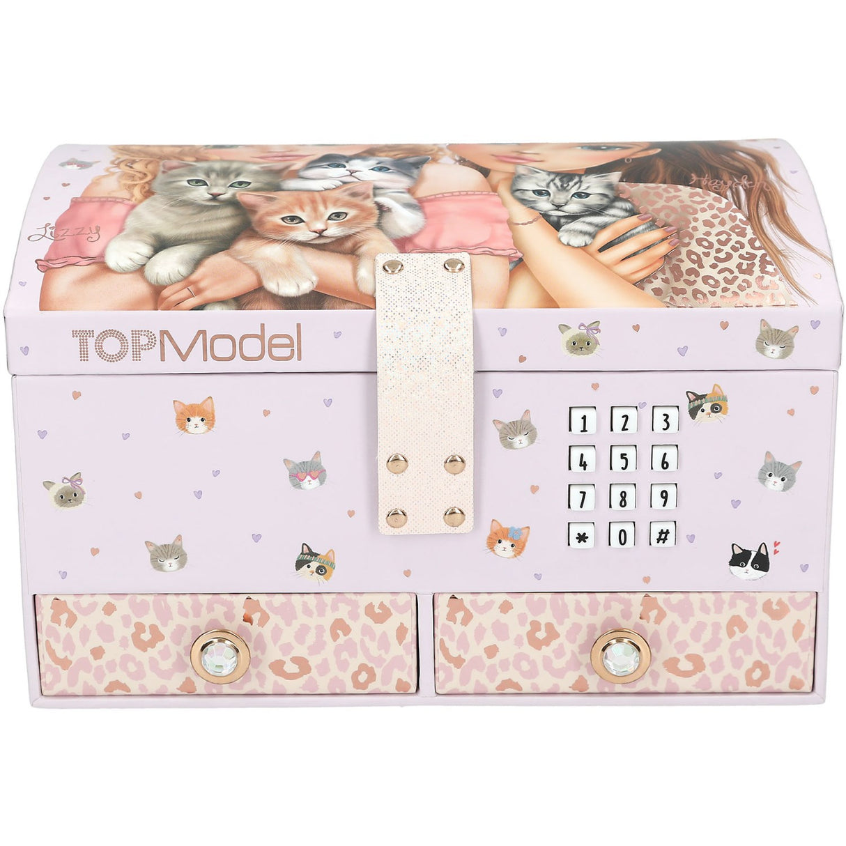 TOPModel Big Jewellery Box With Code And Sound Cat Love