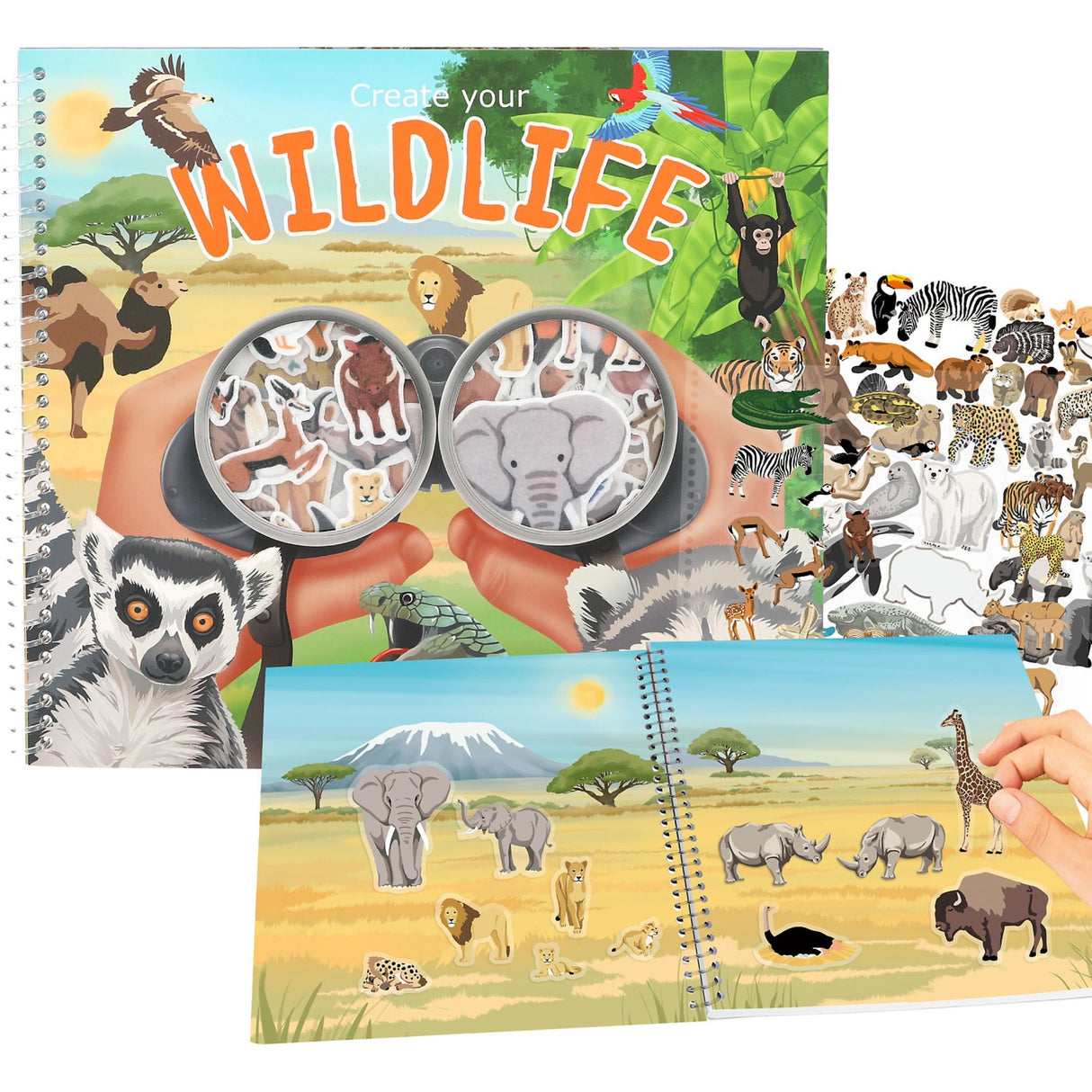TRENDS by Depesche Create Your Wild Life With Flock Stickers