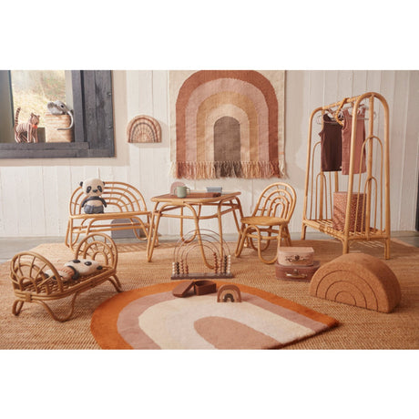 OYOY Nature Cork Step Stool Rainbow